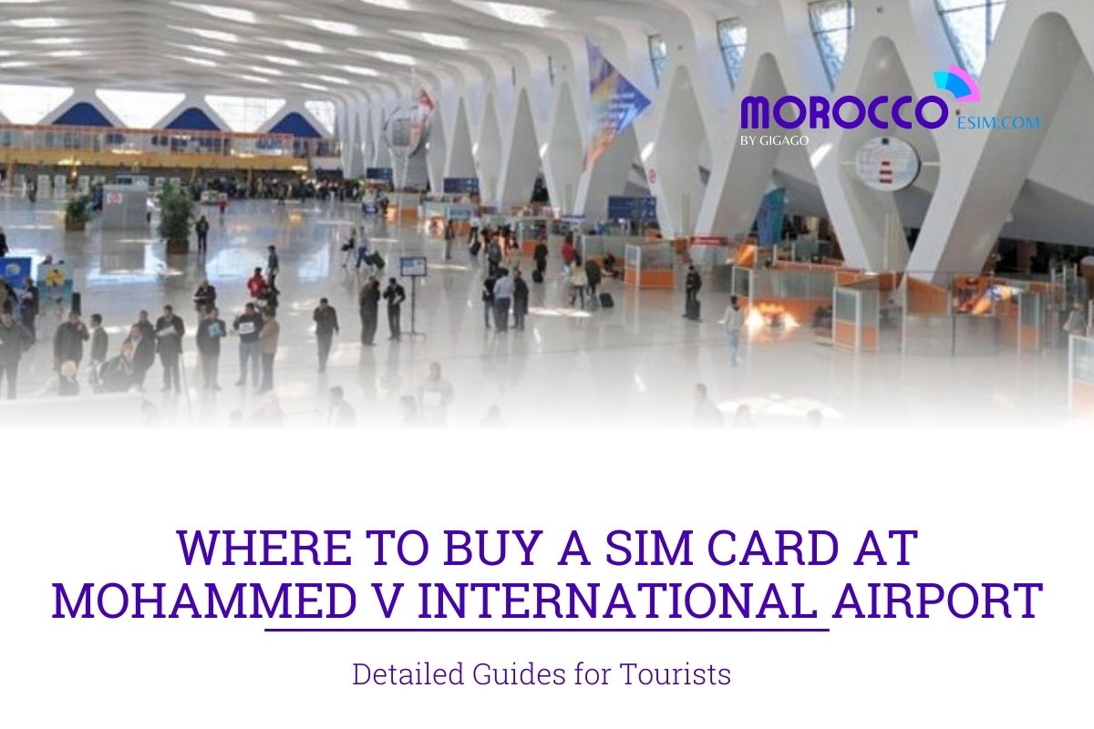 SIM card at Mohammed V International Airport